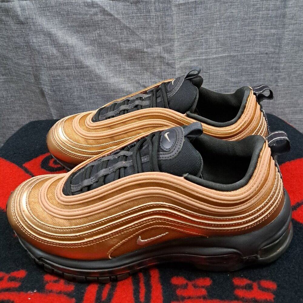 %Nike Womens Air Max 97 Copper Shoes Size 9 Metallic Red Bronze / A 28